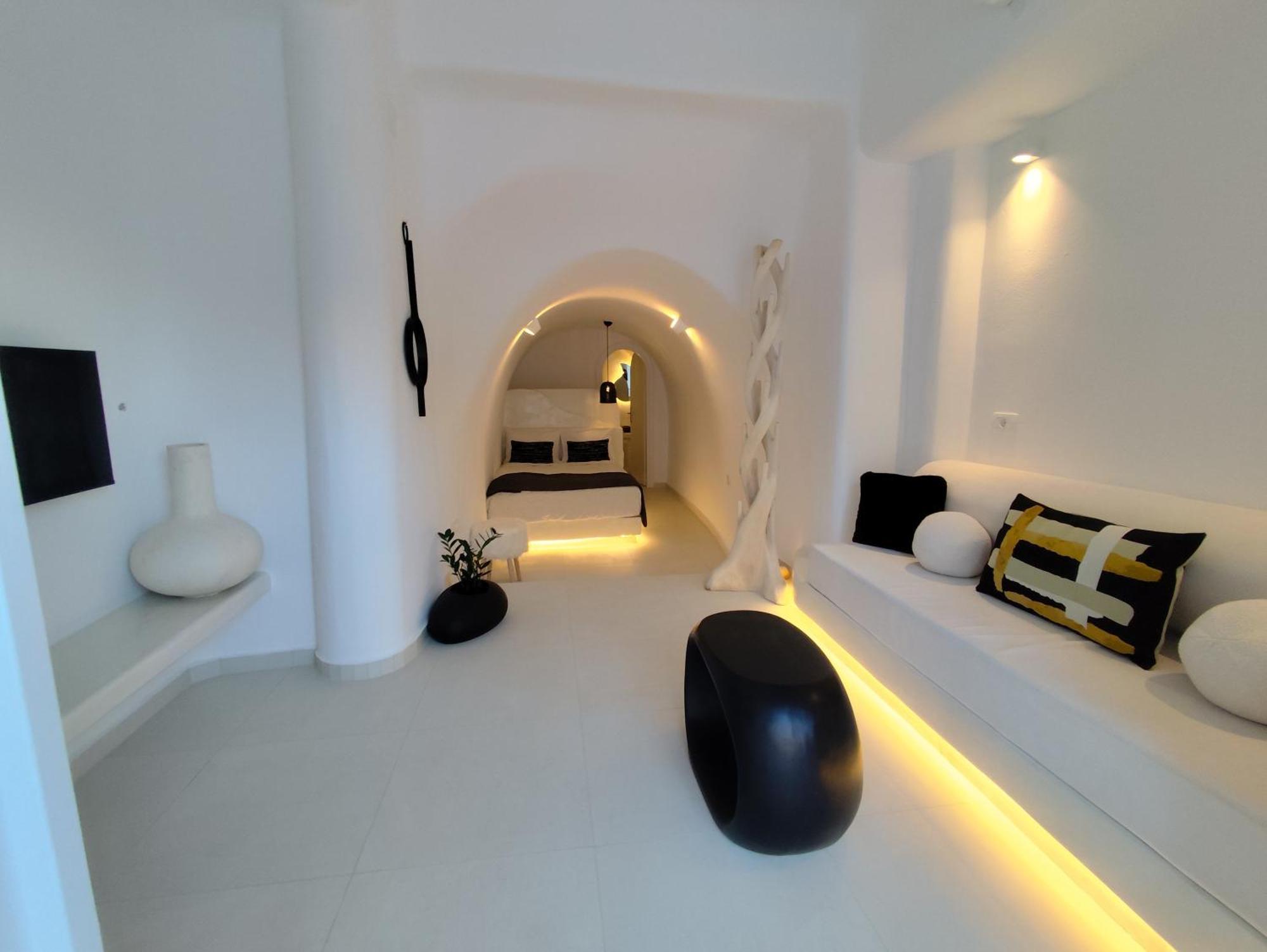 The Magic Luxury Cave Suites Vóthon Exterior foto
