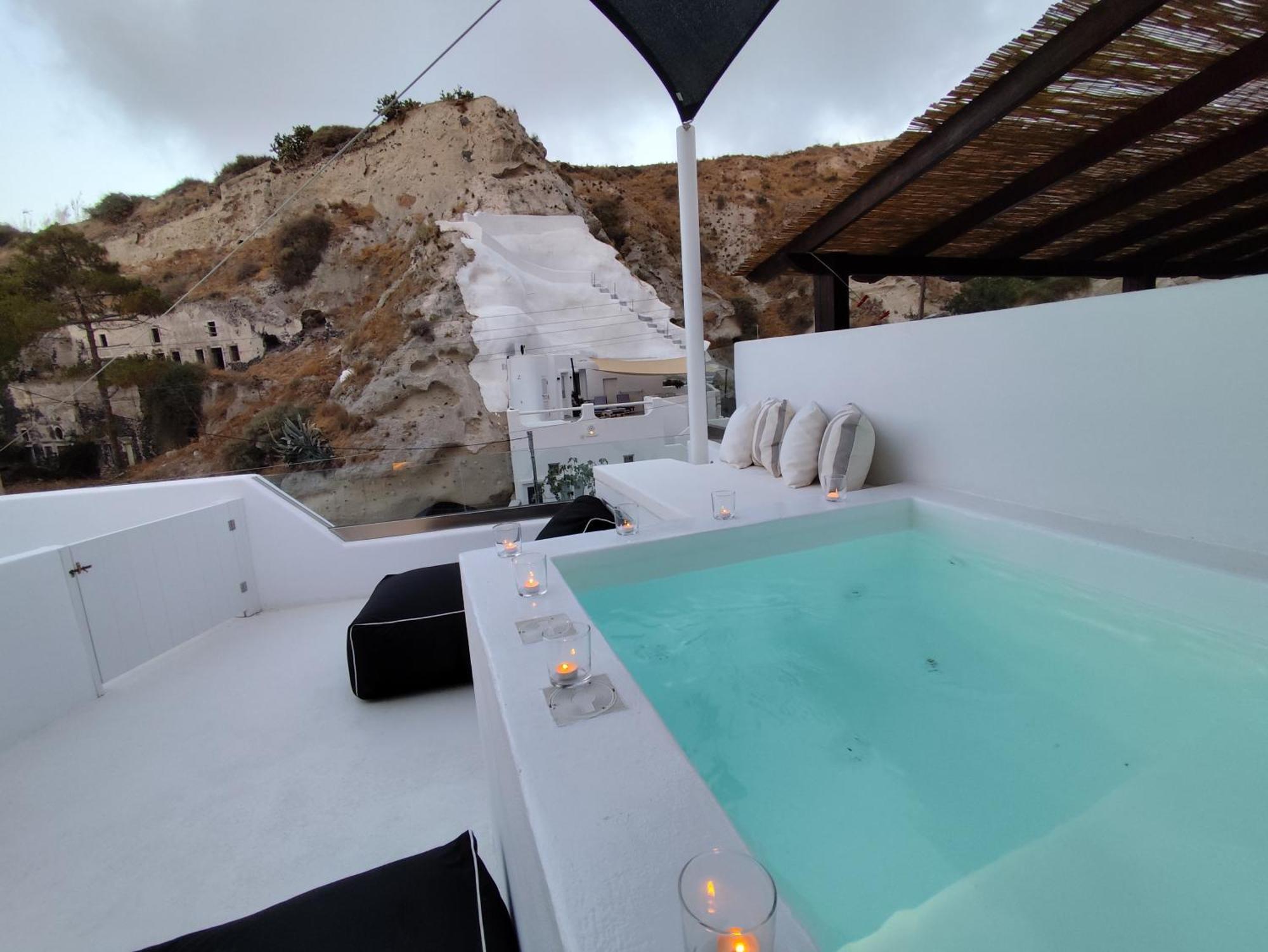 The Magic Luxury Cave Suites Vóthon Exterior foto