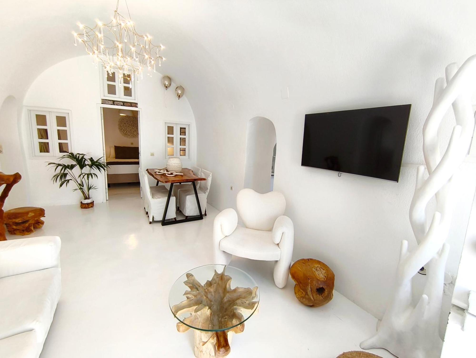 The Magic Luxury Cave Suites Vóthon Exterior foto